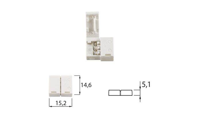 Spojka ML-112.001.21.4 LED pásku