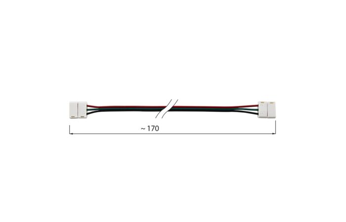 Spojka double white pro LED pásky