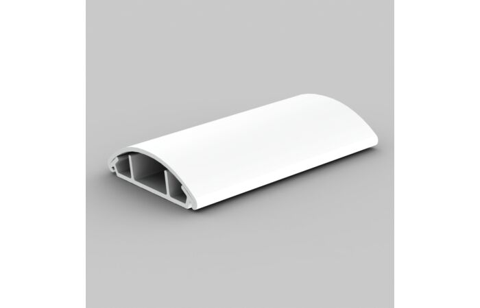 KOPOS Lišta LO 50 podlahová samolepící páska bílá oblá délka 2m