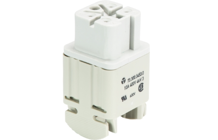 WIELAND Díl 73.300.0453.0 400V 10A pro konektor 4-pólový zásuvkový