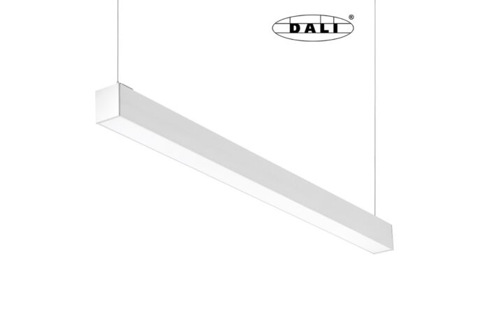 LED svítidlo Fashion 40 W, 3000 K, stříb