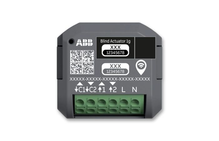 ABB Tělo 2CKA006710A0041 Aktor žaluziový, 1násobný, 230 V AC, s Bluetooth a free@home WL, vestavný