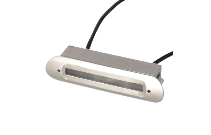 MCLED Svídidlo do zábradlí, 124x30x32 mm, 4 W, 3000 K, 24 VDC, IP65, 10x100° se dvěma kabely a konektory