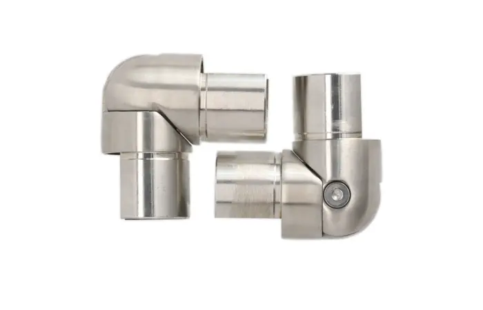 Otočný kulatý konektor B o 90-180°, mate