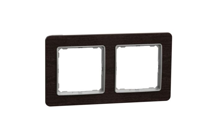SCHNEIDER Sedna Design & Elements Rámeček dvojnásobný Wenge