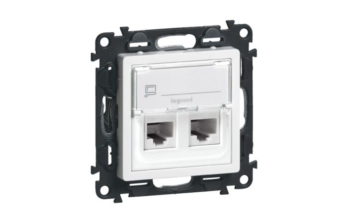 LEGRAND Zásuvka VALENA LIFE 2XRJ45 C5E UTP bílá