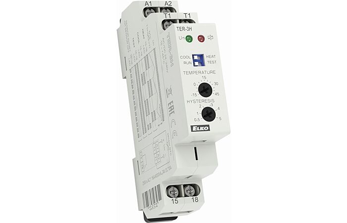 Termostat TER-3H 24-240V AC/DC