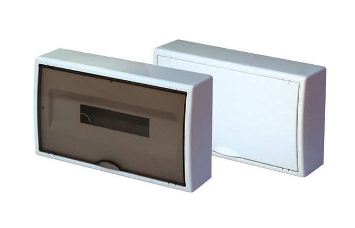 OEZ Skříň RZG-N-1S18, 18TE, na omítku,neprůhledné dveře IP40