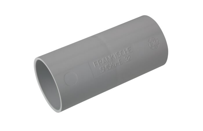 FRÄNKISCHE Spojka SMSKu-E Ø50mm, -25 až +60°C, PVC-U, šedá