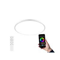 PANLUX Svítidlo LED ITAKA 400 CCT RGB SMART TUYA WiFi stropní IP44, bílá
