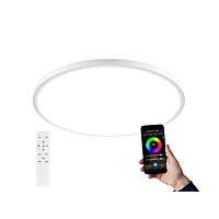 PANLUX Svítidlo LED ITAKA 600 CCT RGB SMART TUYA WiFi, IP44, bílá