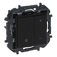 LEGRAND Stmívač NILOÉ STEP 863553B tlačítkový 400W černá