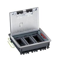 LEGRAND Krabice podlahová 18M rám + kryt zdvojený, plast, IP20