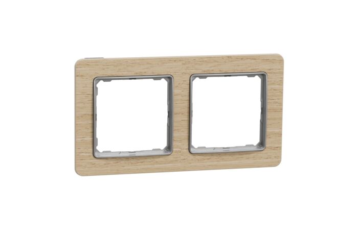 SCHNEIDER Sedna Design & Elements Rámeček dvojnásobný Bříza