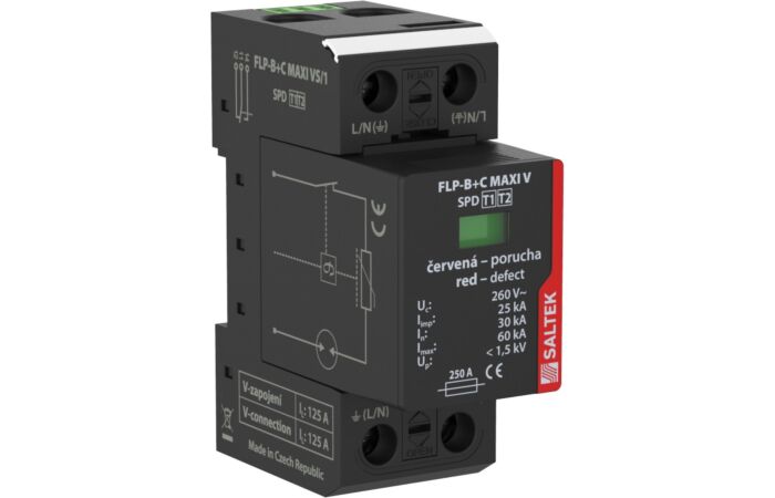 SALTEK Svodič I+II FLP-MAXI VS/1 bleskových proudů, kombinovaný