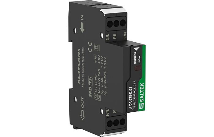 SALTEK Svodič III DA-275-DJ25 indukovaného přepětí při úderu blesku a spínacího přepětí, kombinovaný