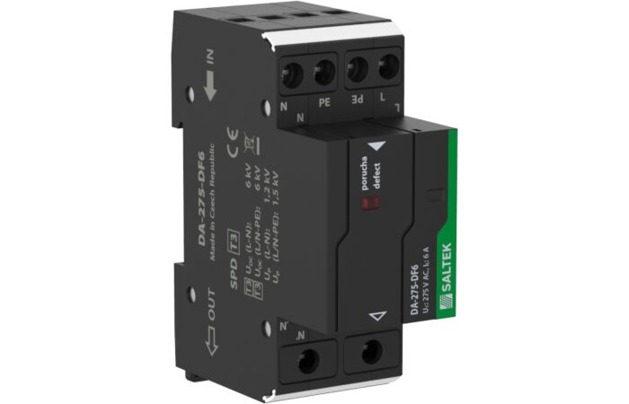 SALTEK Svodič III DA-275-DF 6 přepětí  pulsní, odrušovací vf filtr