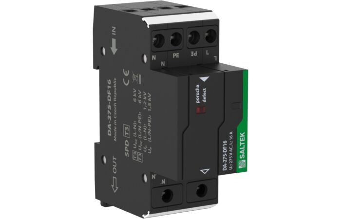 SALTEK Svodič III DA-275-DF16 přepětí  pulsní, odrušovací vf filtr