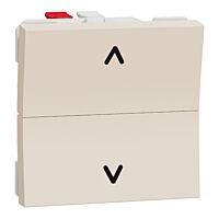 Spínač Unica tlač. žaluz. ovl.  6A 2mod