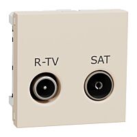 Zásuvka Unica TV-R/SAT indiv. 2dB béžová