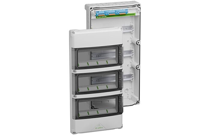 SPELSBERG Skř&iacute;ň AK 36 125A 400V IK08 290x562x124mm IP65 &scaron;ed&aacute;