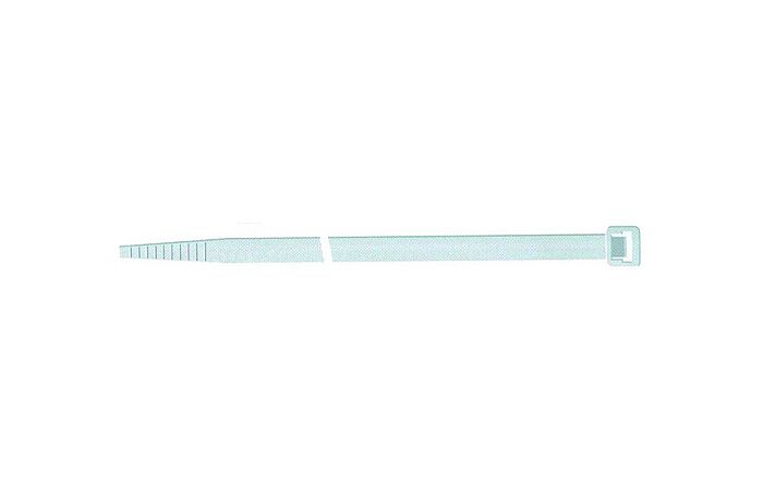 PROTEC Pásek vázací 360x4,8mm, PA, přírodní (100ks)