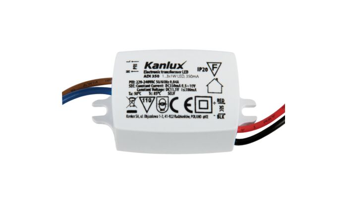 KANLUX Napaječ LED 350mA/1-3W ADI350