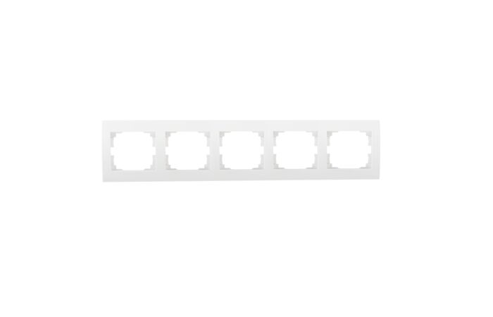 MOWION Rámeček LOGI 02-1500-002 pětinásobný horizontální bílý