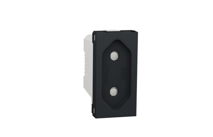 Zásuvka Unica 230V/10A pro ploché vidl.