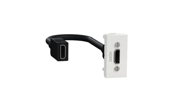 Konektor Unica NU343018 HDMI 1m bílý