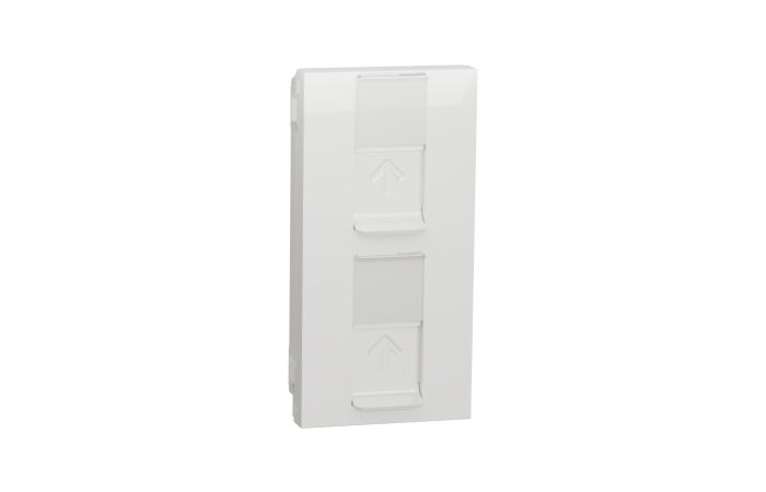 Unica - Zásuvka datová 2xRJ45 Kat. 6 UTP