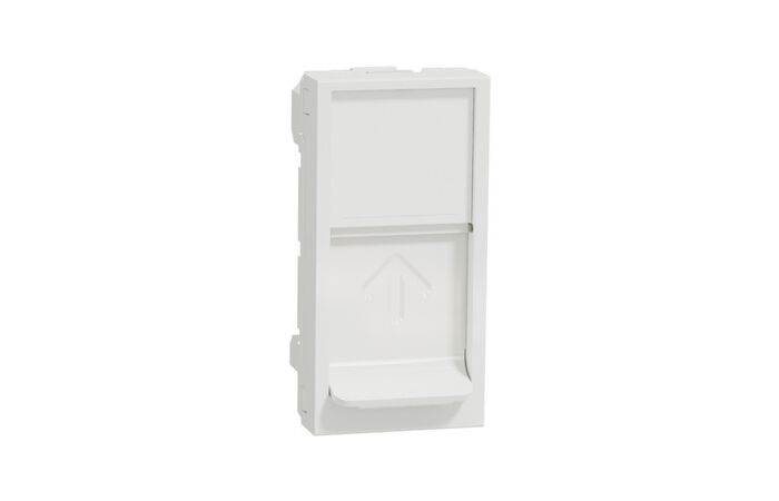 Deska Unica RJ45 Keystone centr. 1m bílá