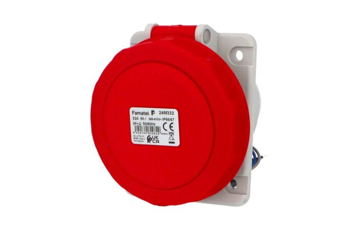 Zásuvka vestavná 24M332 IP66-67/400V/32A