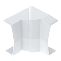 OBO BETTERMANN Vnitřní roh, ATR, variabilní, 57x57x61, čistě bílá Akrylnitril-styrol-arcylester, ASA  typ ATR AI5422 blc