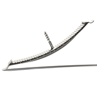 SCHNABL Rameno KB 13 H0 PP HELLGRAU pro kabelové trasy, jednostranné 3043