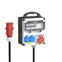 zás. 1x CEE 16A 5p 400V, 2x 16A 230V, ch