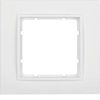 Rámeček 1-násobný, Berker B.7, bílá, mat