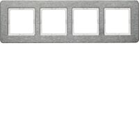 Rámeček, 4-násobný, vodorovný, Berker Q.