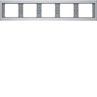Rámeček 5-násobný, vodorovný, Berker K.5