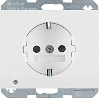 Zásuvka, SCHUKO s LED orientační kontrol