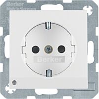 Zásuvka, SCHUKO s LED orientační kontrol