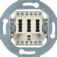 Zásuvka telefonní 2 x 6/6NFF, modul přís