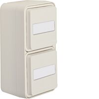 Dvojzásuvka SCHUKO s dětskou pojistkou,