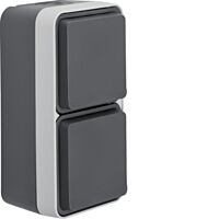 Dvojzásuvka SCHUKO s dětskou pojistkou,