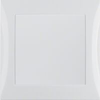 Napaječ s rámečkem, Berker S.1, bílá, le