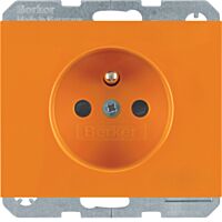 Zásuvka se zemnicím kolíkem a LED kontro