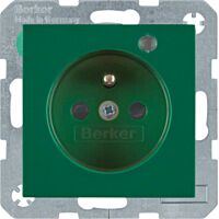 Zásuvka se zemnicím kolíkem a LED kontro