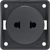 Zásuvka bez zemnícího kontaktu, euro-ame