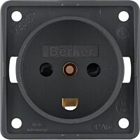 Zásuvka s ochr. kontaktem, DK, Integro p