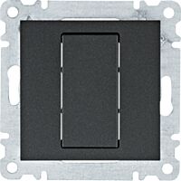 HAGER Záslepka LUMINA WL7013 s centrálním dílem černá